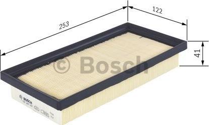 BOSCH F 026 400 507 - Воздушный фильтр avtokuzovplus.com.ua