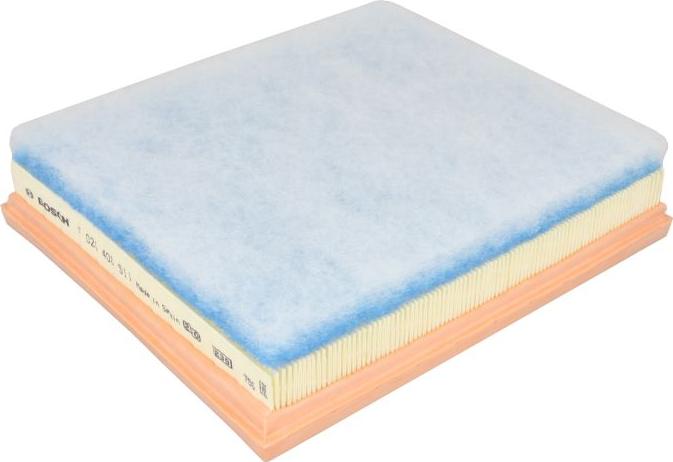 BOSCH F 026 400 511 - Повітряний фільтр autocars.com.ua