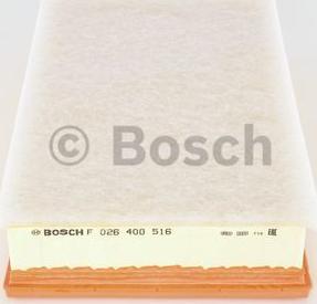 BOSCH F 026 400 516 - Воздушный фильтр avtokuzovplus.com.ua