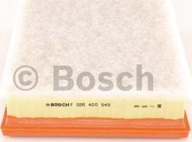 BOSCH F 026 400 545 - Повітряний фільтр autocars.com.ua
