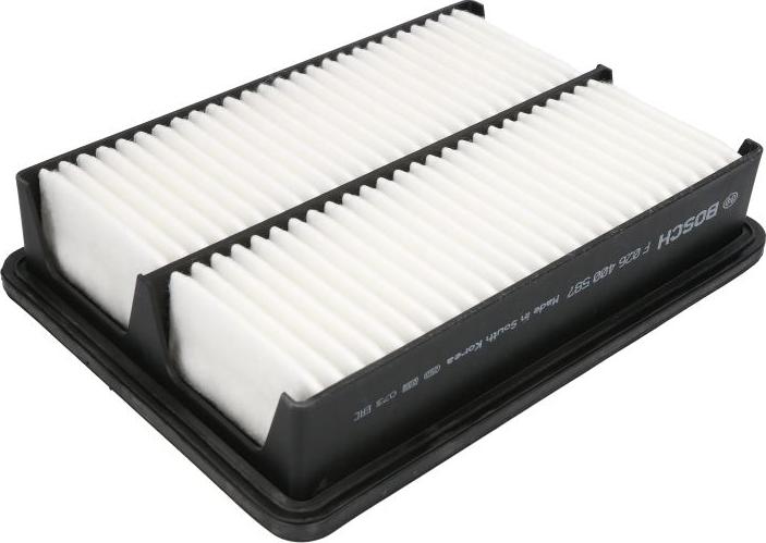 BOSCH F 026 400 587 - Повітряний фільтр autocars.com.ua