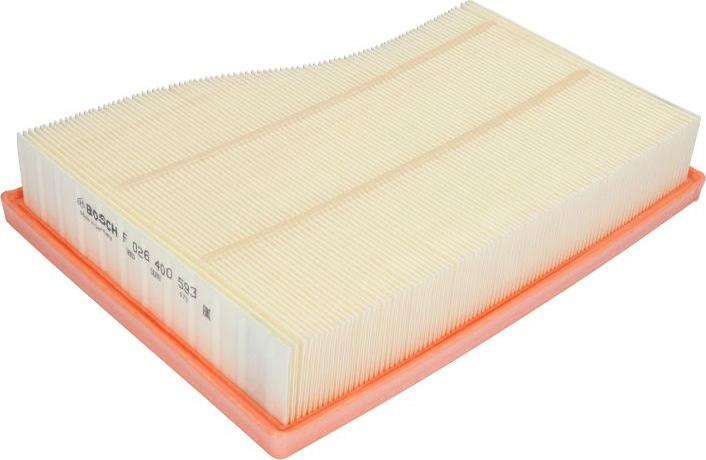 BOSCH F 026 400 593 - Повітряний фільтр autocars.com.ua