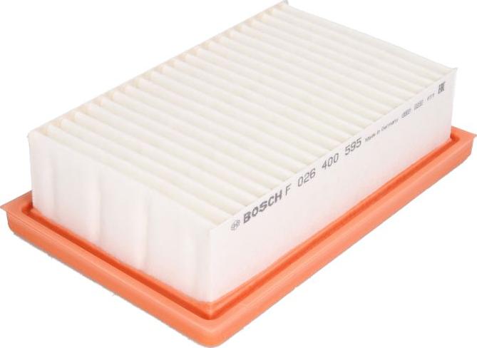 BOSCH F 026 400 595 - Повітряний фільтр autocars.com.ua