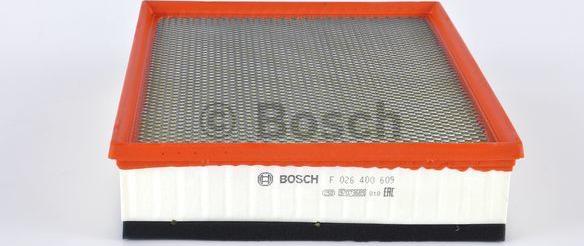 BOSCH F 026 400 609 - Воздушный фильтр autodnr.net