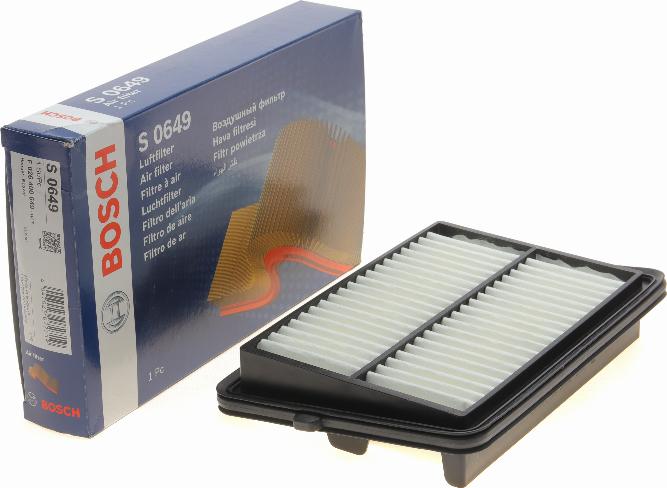 BOSCH F 026 400 649 - Воздушный фильтр avtokuzovplus.com.ua