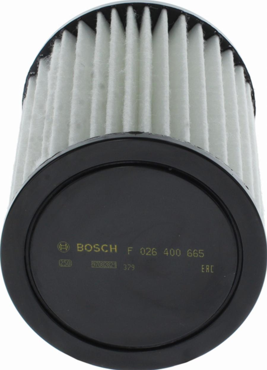 BOSCH F 026 400 665 - Повітряний фільтр autocars.com.ua