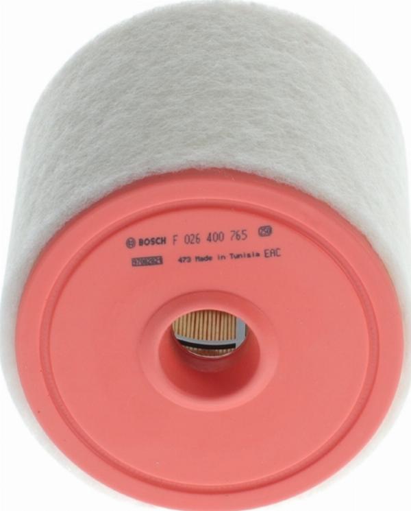 BOSCH F 026 400 765 - Повітряний фільтр autocars.com.ua
