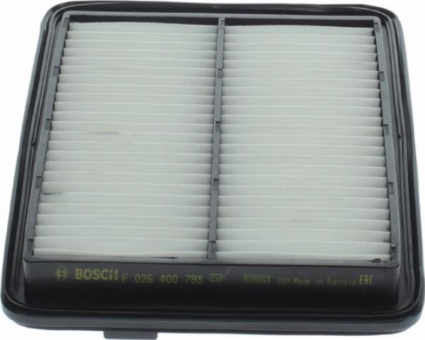 BOSCH F 026 400 798 - Повітряний фільтр autocars.com.ua