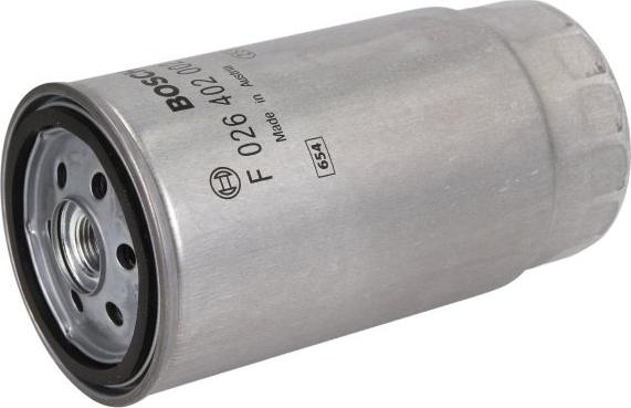 BOSCH F 026 402 002 - Паливний фільтр autocars.com.ua