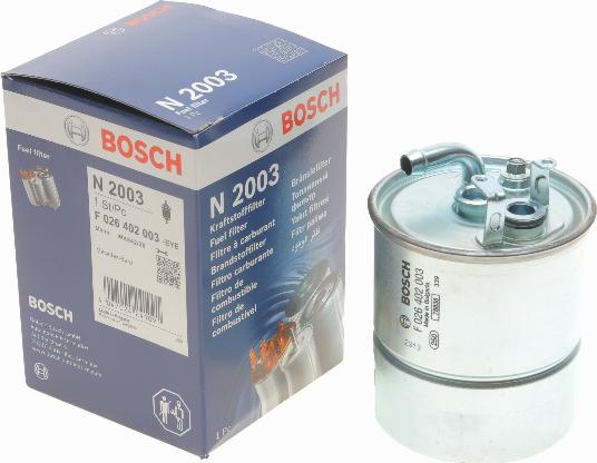 BOSCH F 026 402 003 - Топливный фильтр autodnr.net