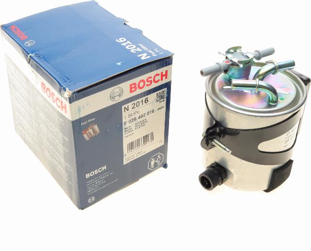 BOSCH F 026 402 016 - Топливный фильтр autodnr.net