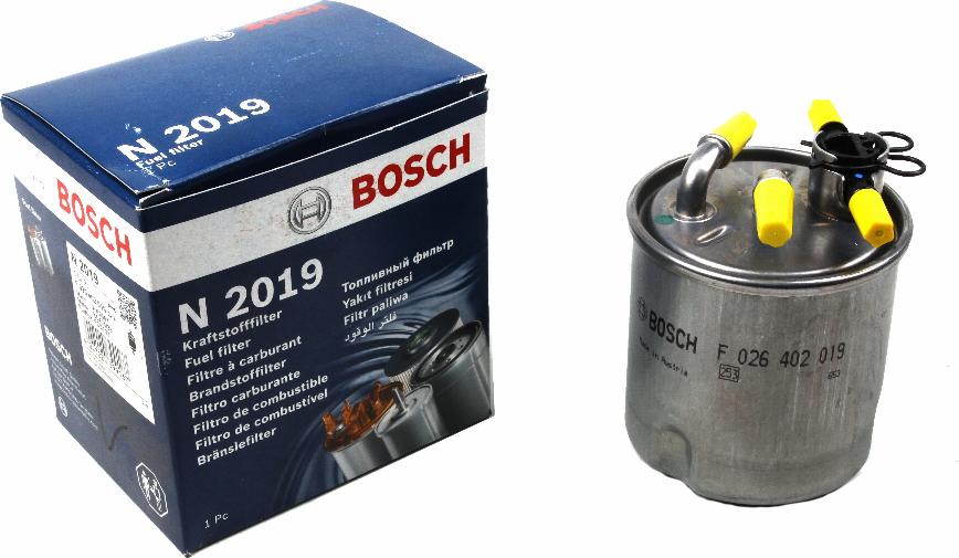 BOSCH F 026 402 019 - Паливний фільтр autocars.com.ua