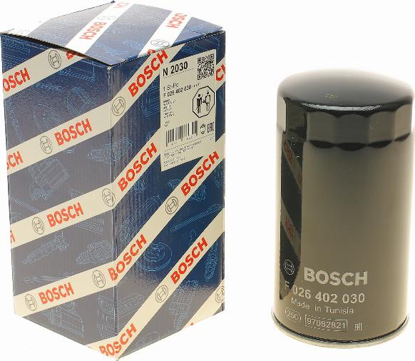 BOSCH F 026 402 030 - Паливний фільтр autocars.com.ua