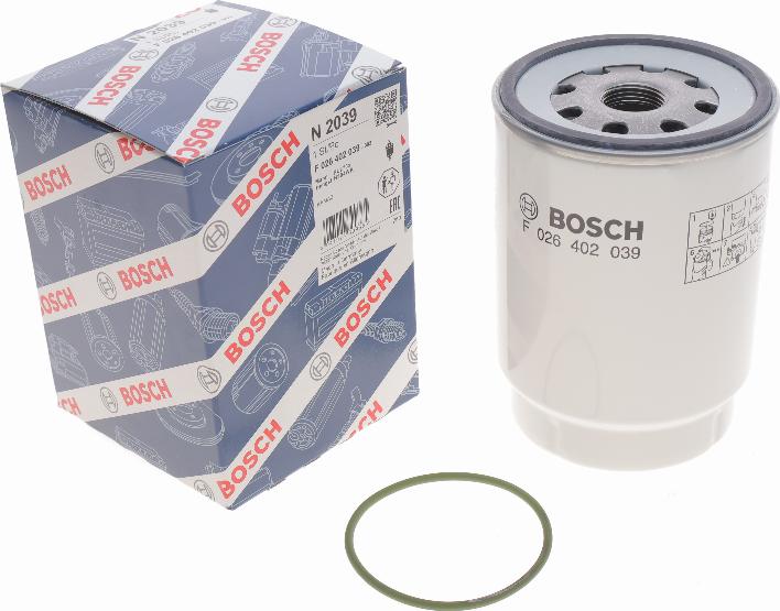 BOSCH F 026 402 039 - Топливный фильтр avtokuzovplus.com.ua