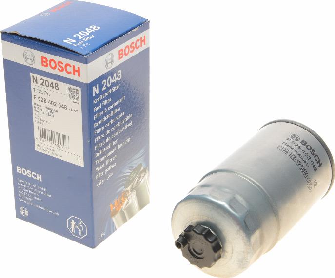 BOSCH F 026 402 048 - Топливный фильтр avtokuzovplus.com.ua