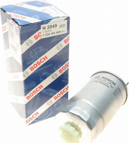 BOSCH F 026 402 049 - Топливный фильтр avtokuzovplus.com.ua