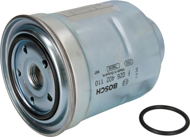 BOSCH F 026 402 110 - Паливний фільтр autocars.com.ua