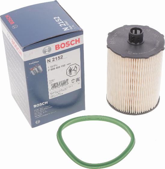 BOSCH F026402152 - Паливний фільтр autocars.com.ua