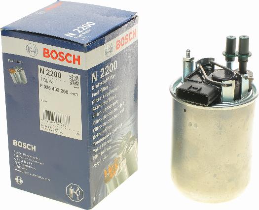 BOSCH F 026 402 200 - Топливный фильтр avtokuzovplus.com.ua