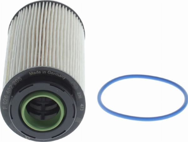 BOSCH F 026 402 205 - Паливний фільтр autocars.com.ua