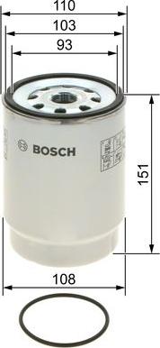 BOSCH F 026 402 242 - Паливний фільтр autocars.com.ua