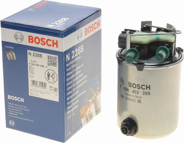 BOSCH F 026 402 288 - Топливный фильтр avtokuzovplus.com.ua