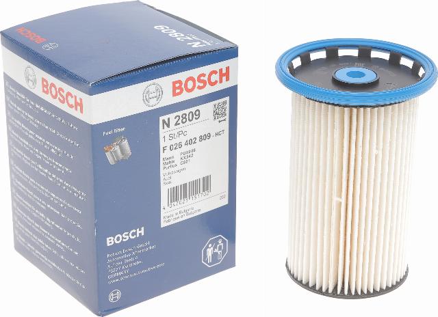 BOSCH F 026 402 809 - Паливний фільтр autocars.com.ua