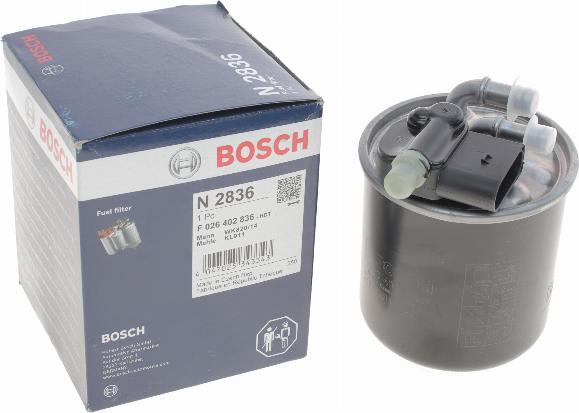 BOSCH F 026 402 836 - Топливный фильтр avtokuzovplus.com.ua