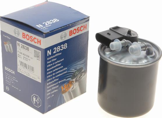 BOSCH F 026 402 838 - Паливний фільтр autocars.com.ua