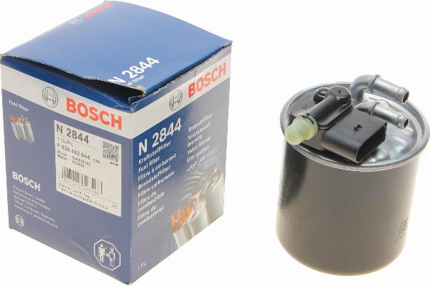 BOSCH F 026 402 844 - Паливний фільтр autocars.com.ua