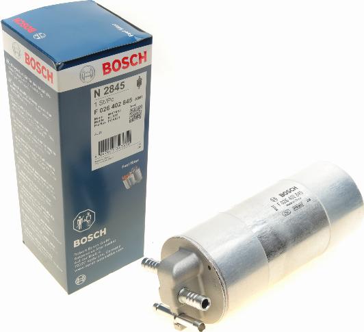 BOSCH F 026 402 845 - Паливний фільтр autocars.com.ua