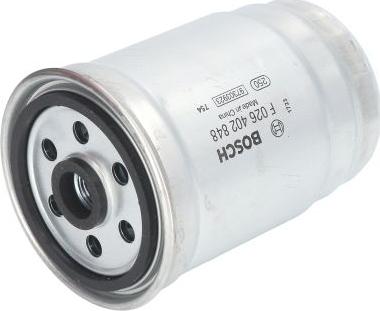 BOSCH F 026 402 848 - Паливний фільтр autocars.com.ua