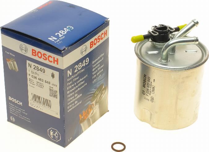 BOSCH F 026 402 849 - Паливний фільтр autocars.com.ua