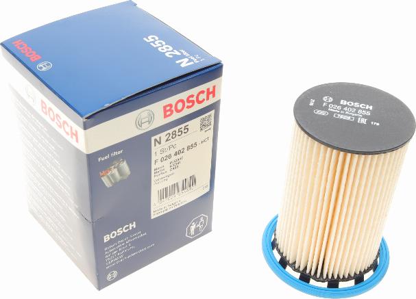 BOSCH F 026 402 855 - Паливний фільтр autocars.com.ua