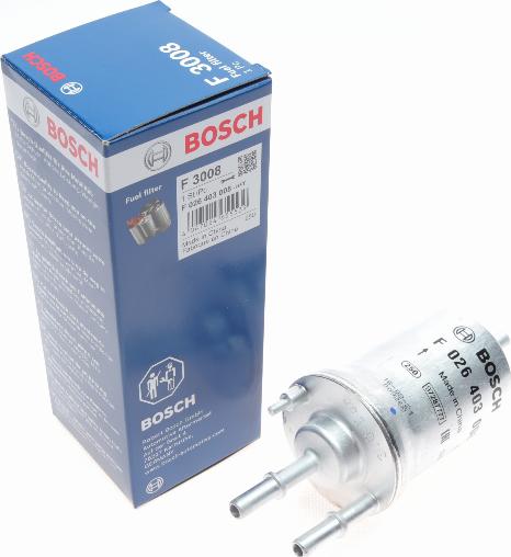 BOSCH F 026 403 008 - Паливний фільтр autocars.com.ua