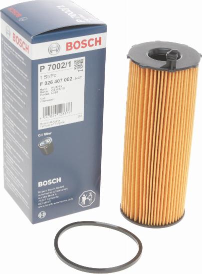 BOSCH F 026 407 002 - Масляний фільтр autocars.com.ua