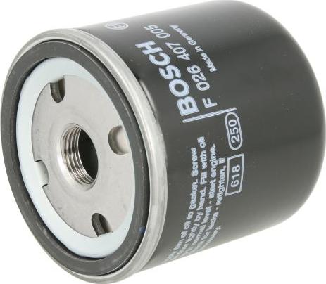 BOSCH F 026 407 005 - Масляний фільтр autocars.com.ua
