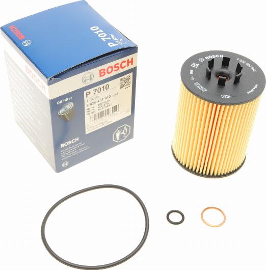 BOSCH F 026 407 010 - Масляний фільтр autocars.com.ua