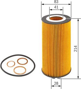 BOSCH F 026 407 026 - Масляний фільтр autocars.com.ua