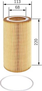 BOSCH F 026 407 047 - Масляний фільтр autocars.com.ua