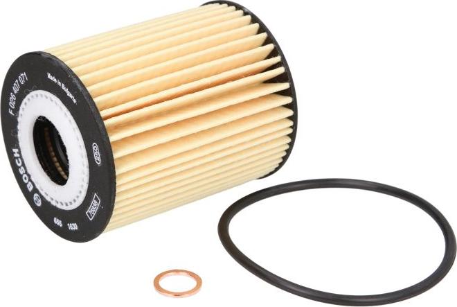 BOSCH F 026 407 071 - Масляний фільтр autocars.com.ua