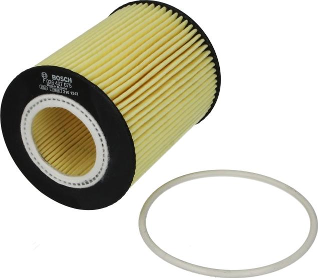 BOSCH F 026 407 075 - Масляний фільтр autocars.com.ua