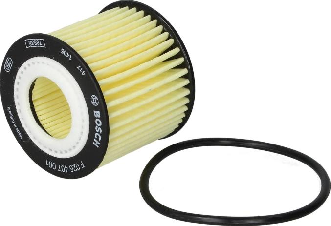 BOSCH F026407091 - Масляний фільтр autocars.com.ua