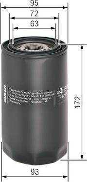 BOSCH F 026 407 101 - Масляний фільтр autocars.com.ua