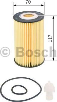 BOSCH F 026 407 107 - Масляний фільтр autocars.com.ua