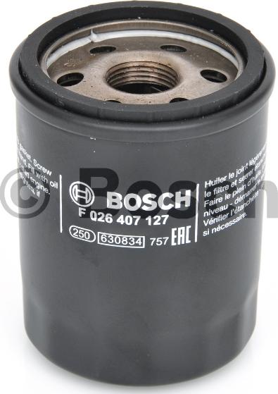 BOSCH F 026 407 127 - Масляний фільтр autocars.com.ua