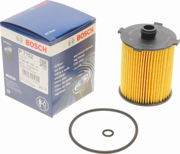 BOSCH F 026 407 152 - Масляный фильтр autodnr.net