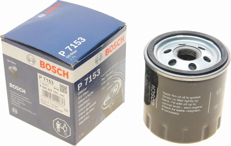 BOSCH F 026 407 153 - Масляный фильтр avtokuzovplus.com.ua