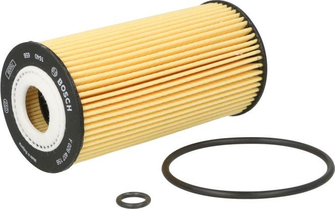 BOSCH F 026 407 156 - Масляний фільтр autocars.com.ua