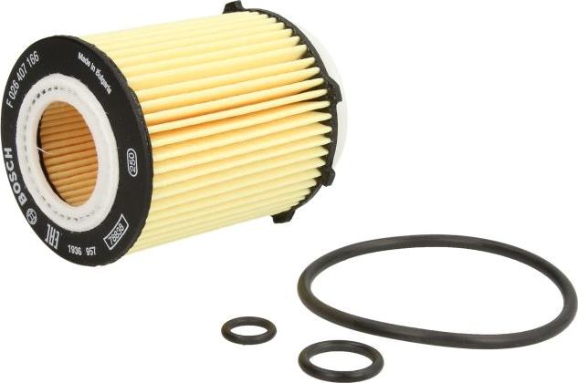 BOSCH F 026 407 166 - Масляний фільтр autocars.com.ua